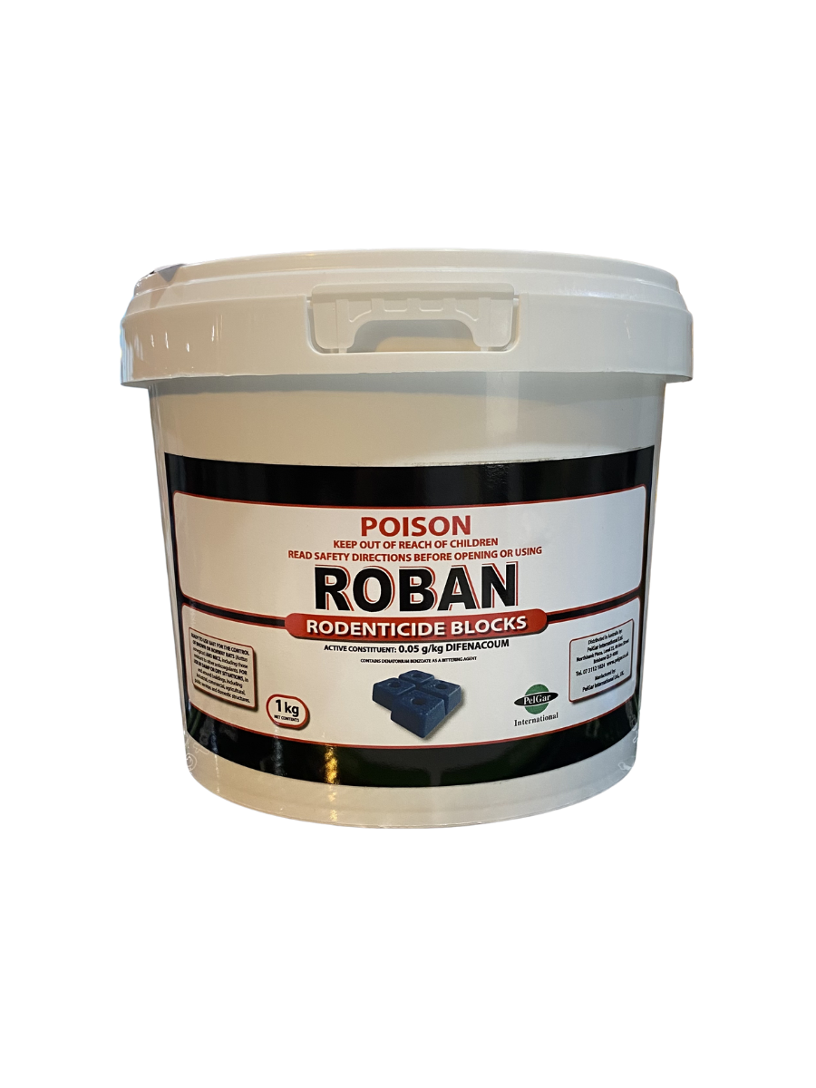ROBAN RODENTICIDE BLOCKS BUCKET – Sprenger's Rural Traders