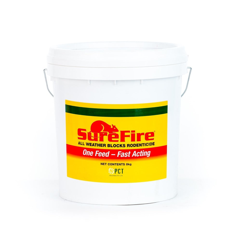 SUREFIRE ALL WEATHER BLOCKS RODENTICIDE 2.4KG BUCKET